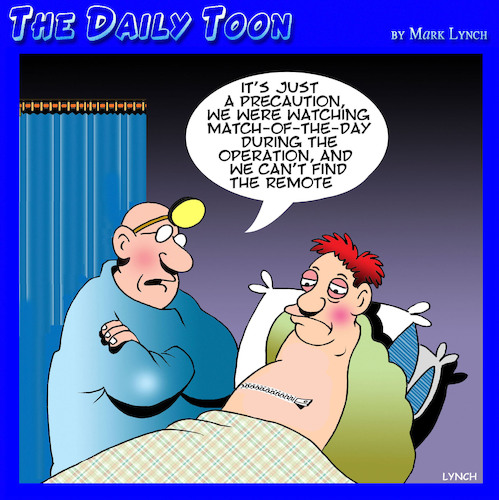 Cartoon: Remote control (medium) by toons tagged medical,procedures,medical,procedures