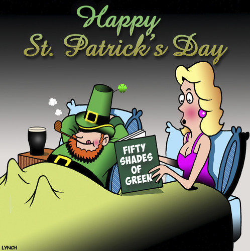 Cartoon: Saint Patricks day (medium) by toons tagged fifty,shades,of,grey,leprechauns,guinness,fifty,shades,of,grey,leprechauns,guinness