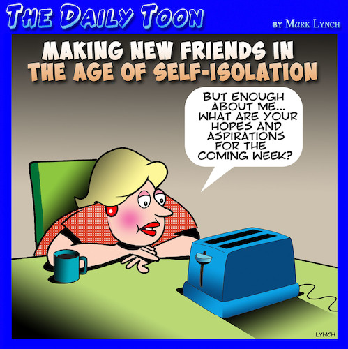Cartoon: Self isolation (medium) by toons tagged stir,crazy,cabin,fever,self,isolation,coronavirus,stir,crazy,cabin,fever,self,isolation,coronavirus