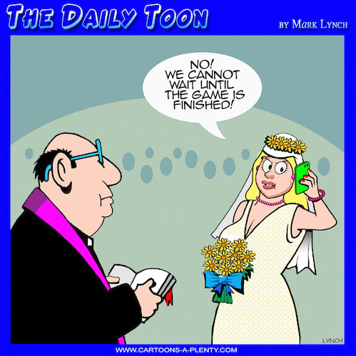 Cartoon: Wedding ceremony (medium) by toons tagged left,standing,at,the,alter,match,of,day,left,standing,at,the,alter,match,of,day