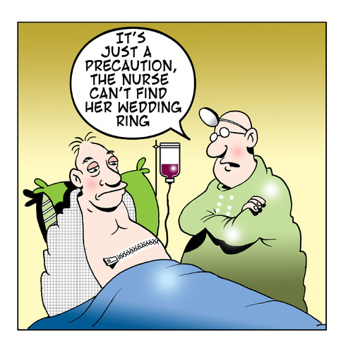 Cartoon: wedding ring (medium) by toons tagged hospitals,operations,surgery,doctors,nurses,medical,weddings,wedding,ring,marriage,malpractice,zippers