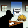 Cartoon: Acupuncture (small) by toons tagged porcupine,hedgehog,acupuncture,animals,employment,needles