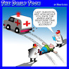 Cartoon: Ambulance (small) by toons tagged surveys,ambulances,hospitals