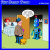 Cartoon: Artificial intelligence (small) by toons tagged artificial,intelligence,ai,robots,infidelity,sex,another,man,progress,rise,of,the,machines,employment,jobs,retrenched