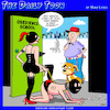 Cartoon: Bad dog (small) by toons tagged dominatrix,gimp,dominated,torture,slave,dog,training,obedience,school
