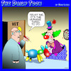 Cartoon: Balloon animals (small) by toons tagged clowns,vet,animal,put,downs,euthanasian,dogs