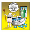Cartoon: Bath time for Moses (small) by toons tagged moses,old,testament,bible,stories,parting,the,red,sea,pharohs,bath,shower,nagging