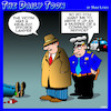Cartoon: Divorce lawyer (small) by toons tagged community,service,murder,suspect,lawyers,divorce,lawyer,police,investigation