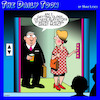 Cartoon: Elevator music (small) by toons tagged muzac,elevator,music,easy,listening,aging