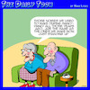 Cartoon: Erotica (small) by toons tagged memories,ageing,pensioners,noisy,sex