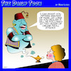 Cartoon: Fifteen minutes of fame (small) by toons tagged genie,in,bottle,fame,being,famous,online,trolls,price,of