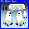 Cartoon: Flirting (small) by toons tagged ghosts,flirt,sheet,sets,afterlife