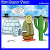 Cartoon: Global warming (small) by toons tagged melting,ice,caps,global,warming,climate,change,eskimo