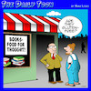 Cartoon: Gluten free (small) by toons tagged food,for,thought,book,shop,sales