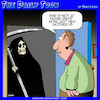 Cartoon: Grim Reaper (small) by toons tagged angel,of,death,mother,in,law,reaper