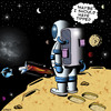 Cartoon: I should have tipped (small) by toons tagged astronaut,the,universe,space,travel,tipping,nasa,discovery