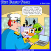 Cartoon: Illegal aliens (small) by toons tagged immigration,aliens,alien,invasion