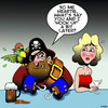 Cartoon: Lets hook up (small) by toons tagged pirates,pick,up,lines,captain,hook