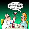 Cartoon: look at me (small) by toons tagged wine beauty vino marriage relationship shiraz youth red wedding anniversary
