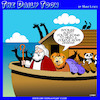 Cartoon: Noahs ark (small) by toons tagged ark,zebras,carnivores,floods