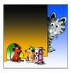 Cartoon: nuke mouse (small) by toons tagged nuclear,power,uranium,cat,and,mouse,animals,mice,cats,atomic,energy