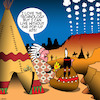 Cartoon: Pop up ads (small) by toons tagged smoke,signals,pop,up,ads,american,indians,messaging,advertising,history