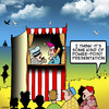 Cartoon: PowerPoint presentation (small) by toons tagged powerpoint,punch,and,judy,puppets