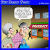 Cartoon: Pregnancy test kit (small) by toons tagged old,age,ladies,pregnant,girls,just,wanna,have,fun