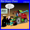 Cartoon: Reaper upgrade (small) by toons tagged grim,reaper,farm,equipment,death,sales,upgrades,combine,harvester