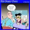 Cartoon: Return to sender (small) by toons tagged elvis,blocked,texts,texting,divorce