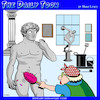 Cartoon: Statue of David (small) by toons tagged michaelangelo,david,statue,cleaner,museums