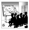 Cartoon: supporters tour (small) by toons tagged football,soccer,supporters,pubs,beer