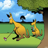 Cartoon: The caddy (small) by toons tagged kangaroos caddy australia golf cart