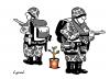 Cartoon: The last tree (small) by toons tagged forests,deforestation,trees,environment,ecology,greenhouse,gases,pollution,earth,day