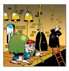 Cartoon: the missing bell (small) by toons tagged quasimoto,notre,dame,bellringers,clergy,priests,religion,france,stealing