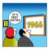 Cartoon: the sixties (small) by toons tagged the,sixties,art,gallery,painting,portraits,deco