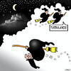 Cartoon: Turbulance (small) by toons tagged witches,turbulance,flying,magic,air,travel