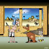 Cartoon: Tut Tut (small) by toons tagged pharoh,pyramids,egypt,egyptian,dog,poo