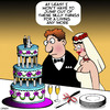 Cartoon: Wedding cake (small) by toons tagged wedding cake stripper jump out of
