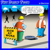 Cartoon: WOKE (small) by toons tagged workmen,woke,generation,gender,bending