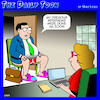 Cartoon: Zoom meetings (small) by toons tagged recruitment,agency,zoom,resume,lockdowns