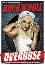 Cartoon: Overdose (small) by toonsucker tagged rock music girl drugs scene blonde sexy nurse medicine addiction