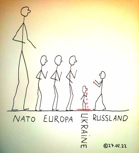 Cartoon: Boxer (medium) by Müller tagged putin,russland,ukraine,nato,boxer,europa