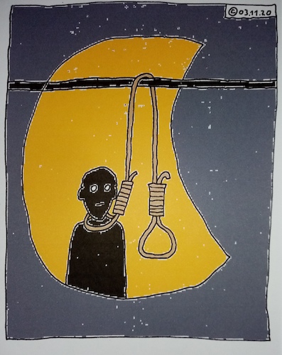 Cartoon: Suizid (medium) by Müller tagged suizid