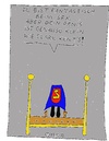 Cartoon: Im Bett 5 (small) by Müller tagged bett,clarkkent,penis,klein,superman