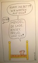 Cartoon: Komm ins Bett (small) by Müller tagged imbett,sex,mendel,desade,kinsey,freud