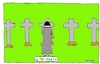 Cartoon: Ü-90-PARTY (small) by Müller tagged party,ü90party,friedhof,grab,graveyard,cementry