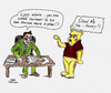 Cartoon: DISNEY  LABOUR  NEGOTIATIONS (small) by Toonstalk tagged disney,winnie,pooh,contract,negotiations,movies,actors,animation