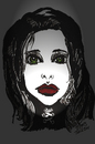 Cartoon: GOTH (small) by Toonstalk tagged gothic dark halloween black witch scarey creepy