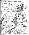 Cartoon: LOVE MONKEYS (small) by Toonstalk tagged love wife lucky monkeyluvin